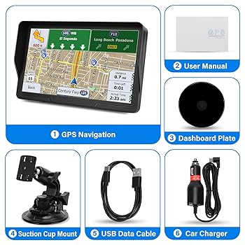 RevcarX 9インチ PND On-Dash Navigator Amazon.com: GPS Navigator for Car, Latest 2025 Map, Real